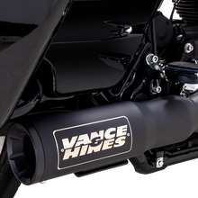 Load image into Gallery viewer, VANCE &amp; HINES EXHAUST 2-1 HI OUTP BLK MATT SS 17+FL 47321