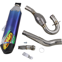 Load image into Gallery viewer, FMF 19-22 KX450F FACT 4.1 RCT FS TI CF END CAP 042373