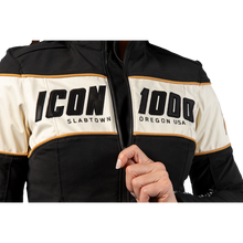 Load image into Gallery viewer, ICON JACKET WM HELLA 4 BK 2X 2822-1681