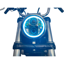 Load image into Gallery viewer, CUSTOM DYNAMICS HEADLIGHT PG 5.75"HALO B PG-575-B