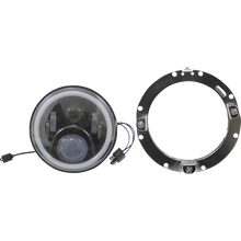 Load image into Gallery viewer, CUSTOM DYNAMICS HEADLAMP 7" PRGLW HALO B PG-7-13-B