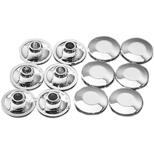 Load image into Gallery viewer, DRAG SPECIALTIES CHROME PLUGS F/ H/BAR CLAMP BOLTS 12PK DS-290605