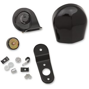 DRAG SPECIALTIES HORN KIT 91-19 FLHT/91-17 S/TAIL  GL/BLK HORN KIT E11-6167GB