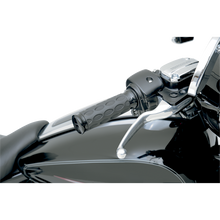 Load image into Gallery viewer, DRAG SPECIALTIES 81-19 MODELS CUSTOM RUBBER GRIPS W/BLK 0630-0774