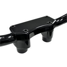 Load image into Gallery viewer, DRAG SPECIALTIES BLACK 1.5" RISERS W/TOP CAP 0602-0256