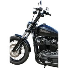 Load image into Gallery viewer, Thrashin Supply Co TSC-8025-1 Straight Handlebar Riser Kit with Gauge Cutout - 8in. - Anodized Black