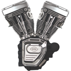 S&S CYCLE ENGINE T124LC BLK 07-16 310-0401A