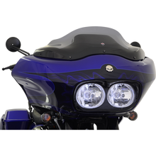 Load image into Gallery viewer, KLOCK WERKS 98-13 FLTR 8" DRK SMOKE FLARE W/SHIELD KWW-01-0189