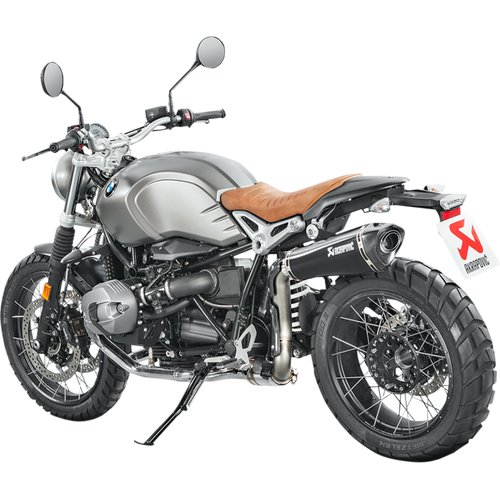AKRAPOVIC 17-23 SCRAMBLER SO TI BLK W/CF TIP S-B12SO17-HBRBL