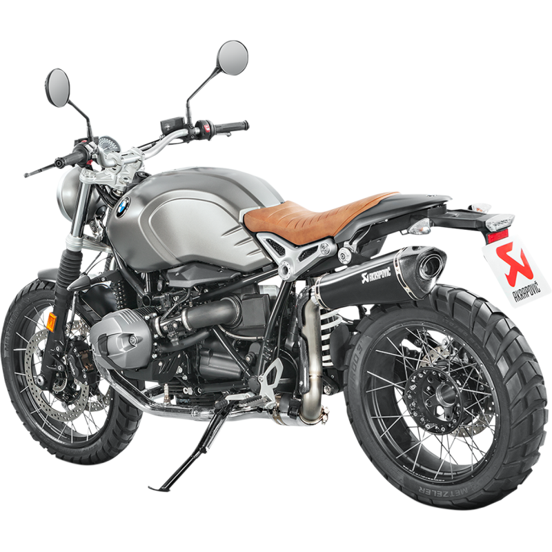 AKRAPOVIC 17-23 SCRAMBLER SO TI BLK W/CF TIP S-B12SO17-HBRBL