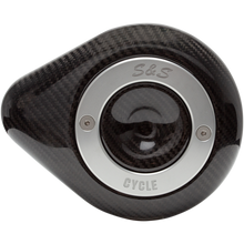Load image into Gallery viewer, S&amp;S CYCLE S&amp;S TEAR DROP AIR CLEANER CARBON FIBER COVER 170-0501 - Motomike Canada