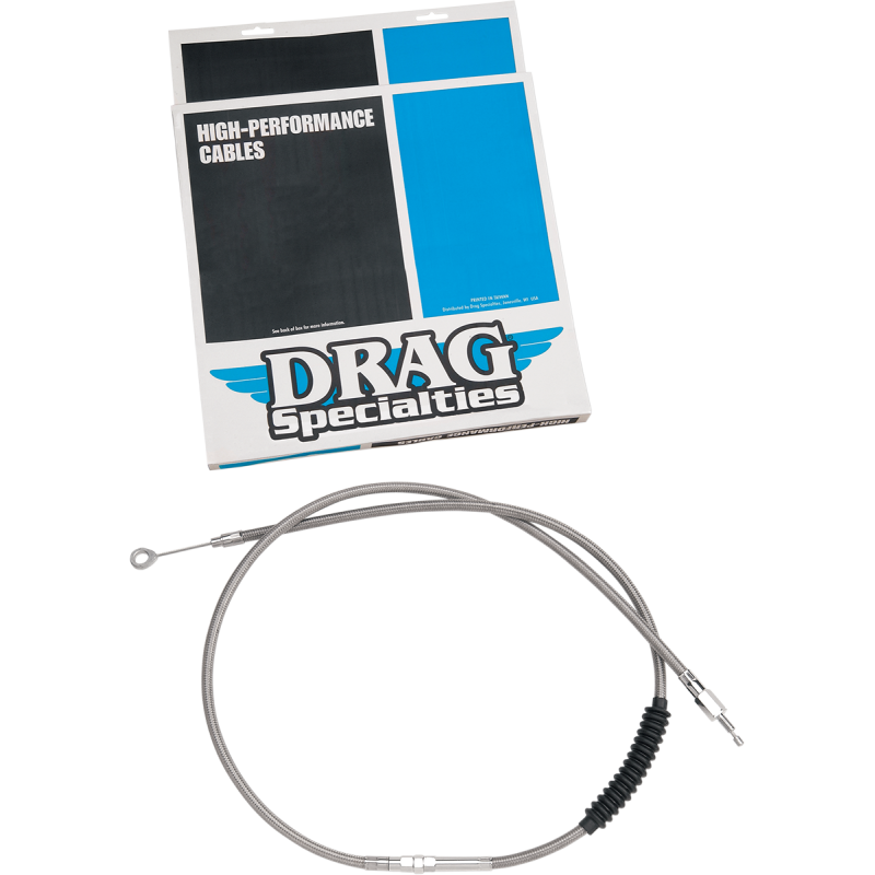 DRAG SPECIALTIES S/STEEL S/TAIL HE CLUTCH CABLE 5321600HE