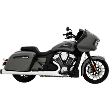 Load image into Gallery viewer, RINEHART RACING MUFFLERS 4.5&quot; INDIAN CHR/BLK TRAD 500-0510