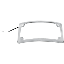 Load image into Gallery viewer, CUSTOM DYNAMICS LED LIC/PLATE FRAME CHROME LPF-RAD-C-LP