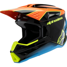 Load image into Gallery viewer, ALPINESTARS HELMET SM3 YTH FRAY B/O/Y L ECE06 8301725-1455-YL