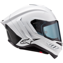 Load image into Gallery viewer, ALPINESTARS (ROAD) S-R10 SOLID HELMET WHT GLS/BLK MT L 8200124-2170-L