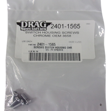 Load image into Gallery viewer, DRAG SPECIALTIES SCREWS SWITCH HOUSING CHR MPBDR18