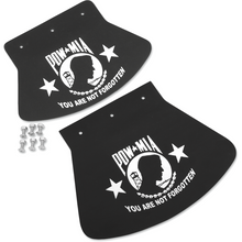 Load image into Gallery viewer, DRAG SPECIALTIES SEATS MUDFLAP POW-MIA MED 1420-0045