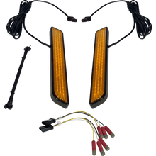 Load image into Gallery viewer, CUSTOM DYNAMICS LIGHT LED FORK AMB BLK CD-FORK-UNV-AB