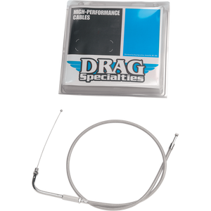 DRAG SPECIALTIES 70-80 S/STEEL THROTTLE CABLE 5330344B