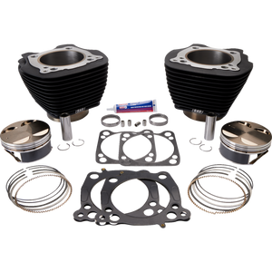 S&S CYCLE CYLINDER KT 124"M8 BLK 910-0681