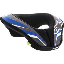 Load image into Gallery viewer, Alpinestars 6741018-177-S/M: Sequence Youth Neck Roll Black/Anthracite/Blue Sm/Md