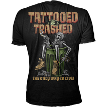 Load image into Gallery viewer, LETHAL THREAT TEE TATTD&amp;TRSHD BLACK LG LT20892L