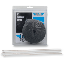 Load image into Gallery viewer, DRAG SPECIALTIES EXHAUST HEAT WRAP KIT 2&quot; BLACK 526-2004