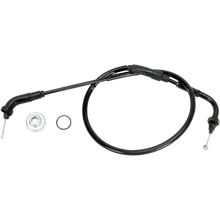 Load image into Gallery viewer, MOTION PRO THROTTLE CABLE BLACK VINYL W/CAP 02-0489