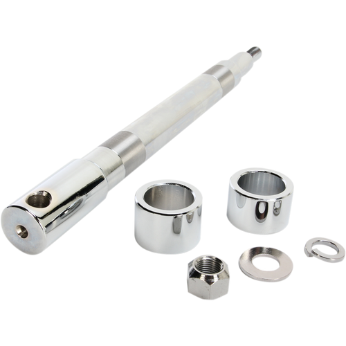 DRAG SPECIALTIES AXLE FRT CHR 00-07 FLT 16-0324NU