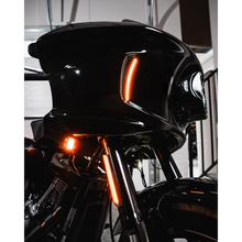Load image into Gallery viewer, CUSTOM DYNAMICS HEADLIGHT LED SHARK DEMON 2 SD2-LRST-W