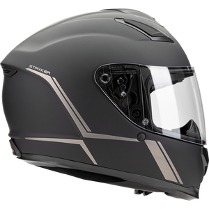 SENA STRYKER SMART HELMET FULL-FACE MATT BLACK M SIZE DOT STRYKER-MB00M1