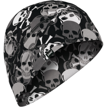 Load image into Gallery viewer, ZAN HEADGEAR HELMET LINER/BEANIE SPORTFLEX SERIES ALL OVER SKULL WHLL424