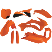 Load image into Gallery viewer, ACERBIS Plastic Kit- FULL SX, SXF125-450:ORG/BLK 2403091008