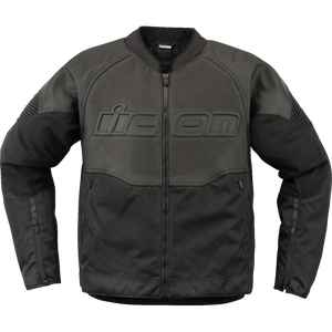 ICON JACKET OVERLORD3 LEATHER CE BK LG 2810-4114