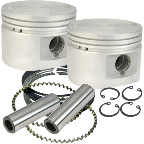 S&S CYCLE Piston, Set, 3-1/2