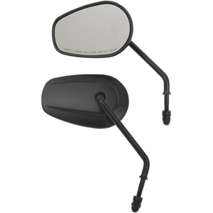 DRAG SPECIALTIES MIRRORS REPL LONG STM BLK M60-6386MB