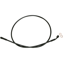 Load image into Gallery viewer, MAGNUM XR BLK/BLK Upper Brake Line 35, 10mm Banjo SBB0706-35