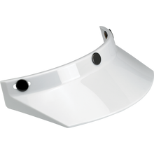 Load image into Gallery viewer, BILTWELL VISOR MOTO 3SNAP WHT 2002-562