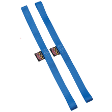 Load image into Gallery viewer, POWERTYE MFG. 1" SOFT TYE EXTENSIONS BLUE (PR) 42183