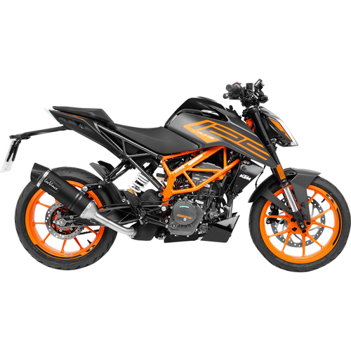 LEOVINCE KTM DUKE 390 LV ONE MUFFLER BLK 14393EBU