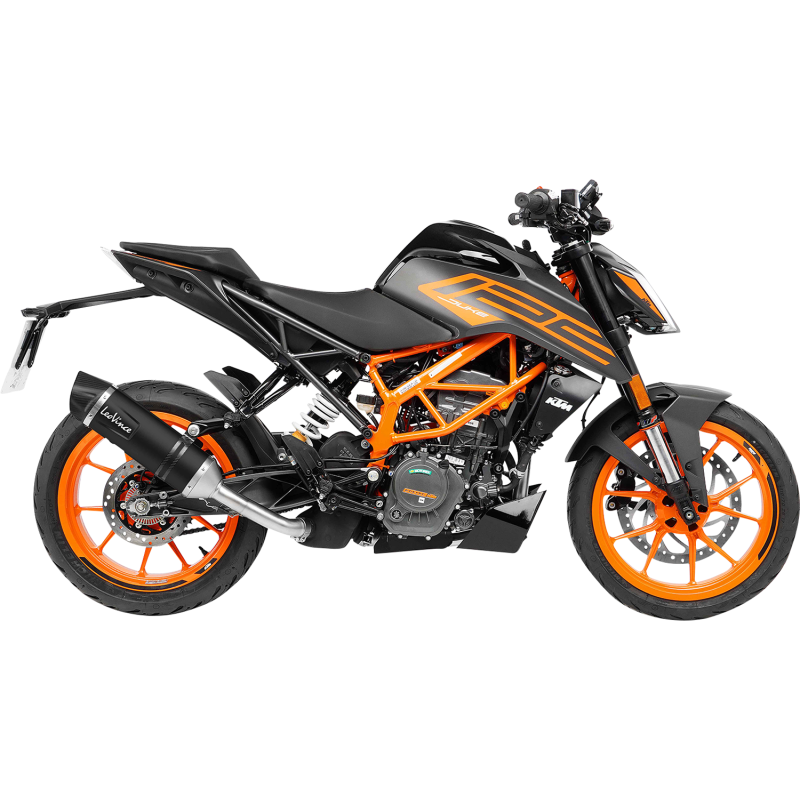 LEOVINCE KTM DUKE 390 LV ONE MUFFLER BLK 14393EBU