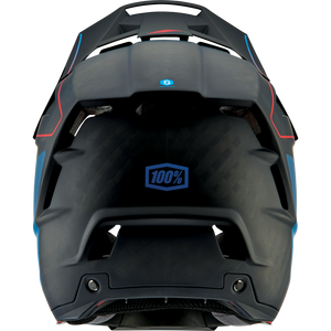 100% AIRCRAFT 2 HELMET CARBON STEEL BLUE/NEON RED - S 80002-00013