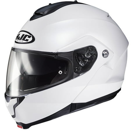 HJC C91 Modular Motorcycle Helmet Semi Flat Pearl White MD