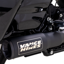 Load image into Gallery viewer, VANCE &amp; HINES EXHAUST 2-1 HI OUTP BLK MATT SS 17+FL 47321