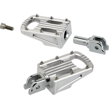 Load image into Gallery viewer, Biltwell Punisher ST18 RiderFoot Pegs Motorcycle Foot Pegs ''Compatible/Replacement for'' Harley-Davidson