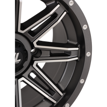Load image into Gallery viewer, HIGHLIFTER HL22 ALLOY 14X7 4/156 4+3 (+10mm) GLOSS BLACK MACHINED W1 14HL22-1156