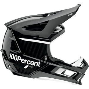 100% AIRCRAFT 2 HELMET BLACK/WHITE - L 80002-00007