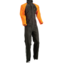 Load image into Gallery viewer, Z1R RAINSUIT WOM BK/OR XS 2853-0033