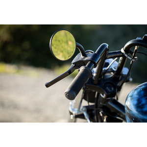 BILTWELL MIRROR LG ROUND HD BK 6503-400-131